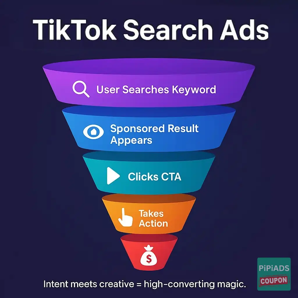 TikTok Search Ads Conversion Funnel- explained