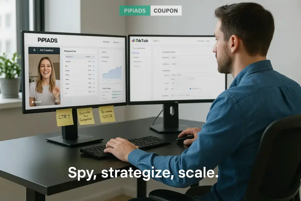 TikTok ad intelligence with Pipiads