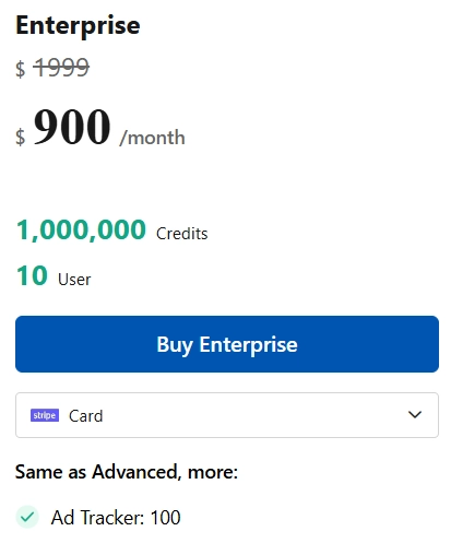 PiPiADS Enterprise Plan